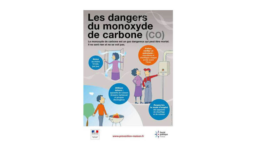 Campagne de prévention sur les risques d’intoxication au monoxyde de carbone