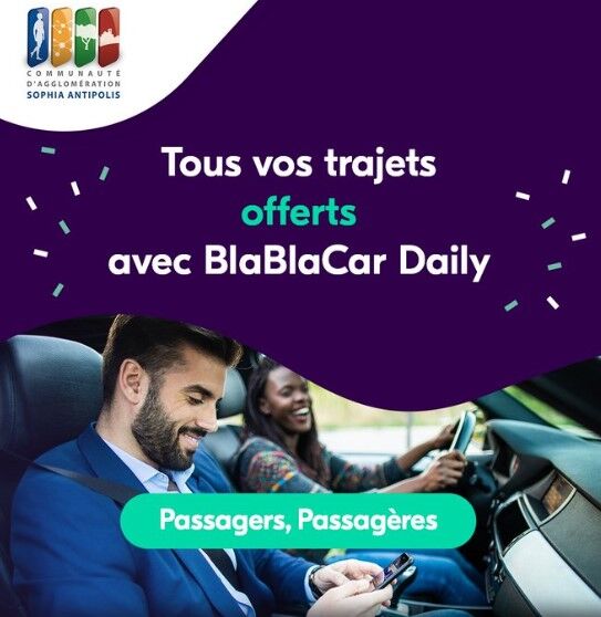 Covoiturage : La CASA choisit BlaBlaCar Daily et subventionne vos trajets