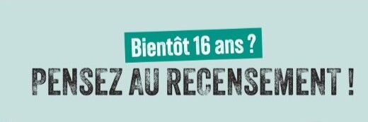 Recensement des jeunes de moins de 16 ans