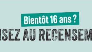 Recensement des jeunes de moins de 16 ans