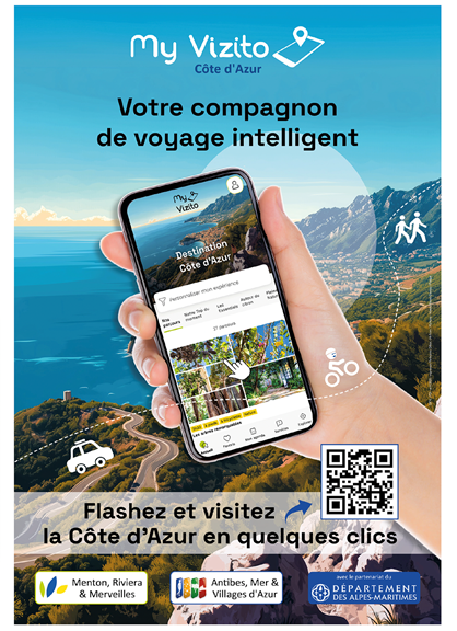 Une nouvelle application pour un séjour sur-mesure avec « My Vizito Côte d’Azur »