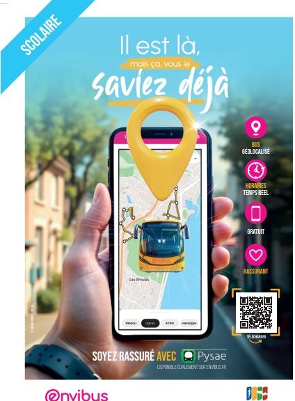 Envibus : Suivez votre ligne scolaire en temps réel