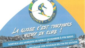 SKI CLUB ROURET – OPIO : Inscription aux sports d’hiver