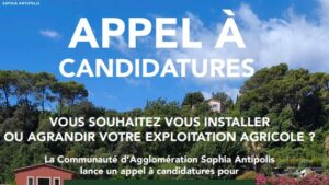 CASA – BIOT : Appel à candidatures pour l’installation d’un agriculteur professionnel